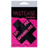 Pastease - Premium Spank Me Plus Pasties Nipple Covers O/S (Black/Pink)    Nipple Covers
