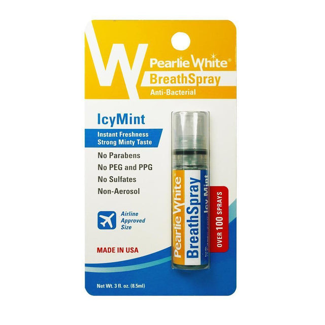 Pearlie White - Anti Bacterial Breathspray IcyMint 8.5ml (Blue) PEW1002 CherryAffairs