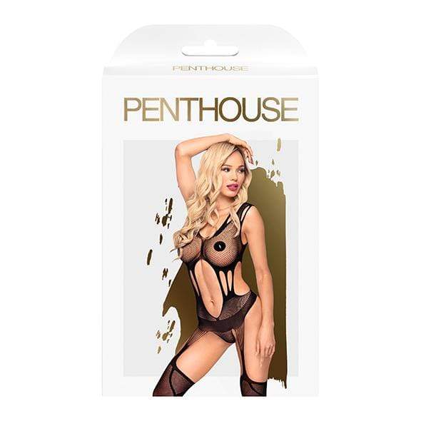Penthouse - Wild Virus Fishnet Bodystocking Costume XL (Black) PH1099 CherryAffairs