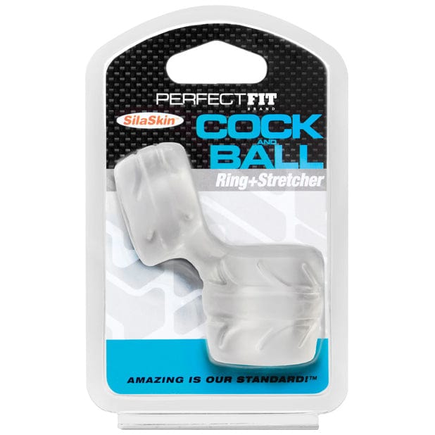 Perfect Fit - SilaSkin Cock and Ball Ring (White) PF1049 CherryAffairs