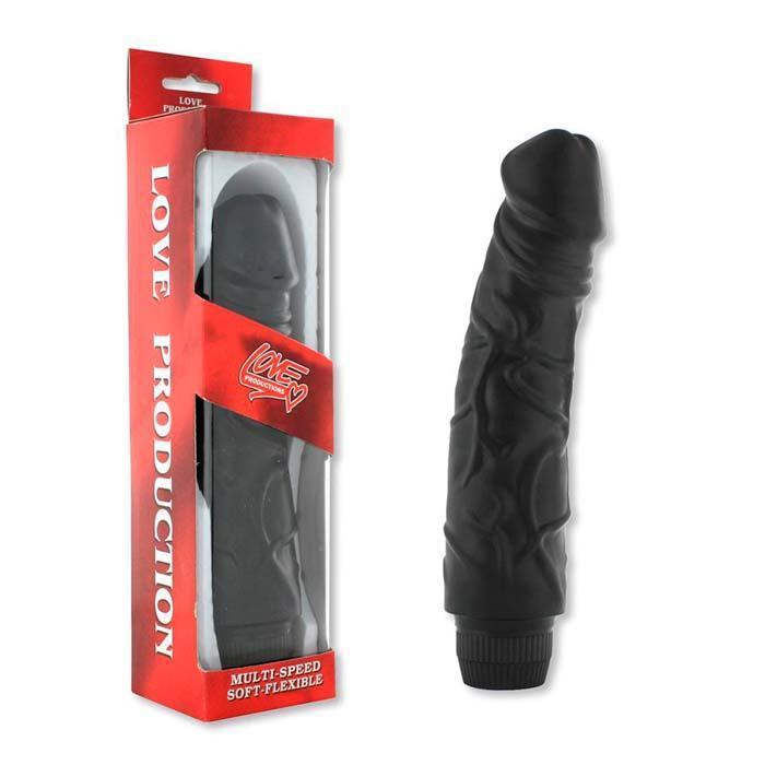 Perfect Pleasure Vibrating Dildo 22 cm (Black) OT1043 CherryAffairs