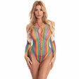 Pink Lipstick - More Color Long Sleeve Bodysuit Costume O/S (Multicolor) PLS1311 CherryAffairs