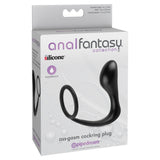 Pipedream - Anal Fantasy Ass-gasm Cockring Plug (Black) - CherryAffairs.sg