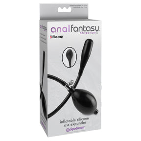 Pipedream - Anal Fantasy Collection Inflatable Silicone Ass Expander (Black) - CherryAffairs.sg