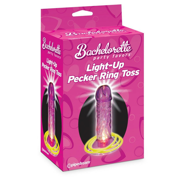 Pipedream - Bachelorette Party Favors Light Up Pecker Ring Toss (Purple) PD1598 CherryAffairs
