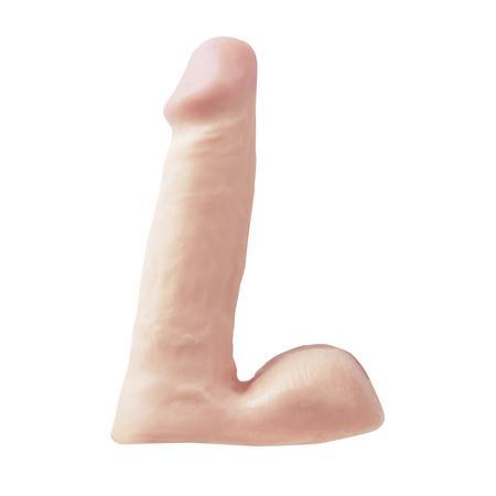 Pipedream - Basix Dong 6" (White)    Realistic Dildo w/o suction cup (Non Vibration)