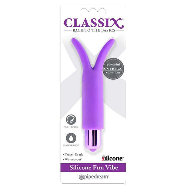 Pipedream - Classix Silicone Fun Bullet Vibrator (Purple)    Bullet (Vibration) Non Rechargeable