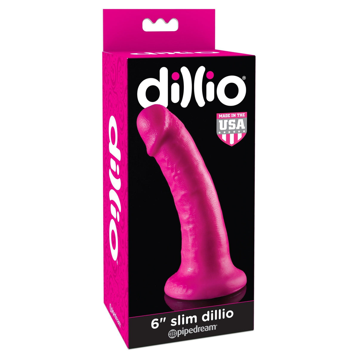 Pipedream - Dillio 6&quot; Slim Dillio Dildo (Pink) PD1525 CherryAffairs