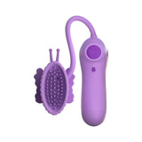 Pipedream - Fantasy For Her Butterfly Flutt-Her Clit Massager (Purple) PD1701 CherryAffairs