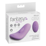 Pipedream - Fantasy For Her Remote Silicone Please Her Clit Massager (Purple) PD1731 CherryAffairs
