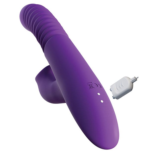 Pipedream - Fantasy for Her Ultimate Thrusting Clit Stimulate Her Rabbit Vibrator (Purple) PD2048 CherryAffairs