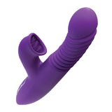 Pipedream - Fantasy for Her Ultimate Thrusting Clit Stimulate Her Rabbit Vibrator (Purple) PD2048 CherryAffairs