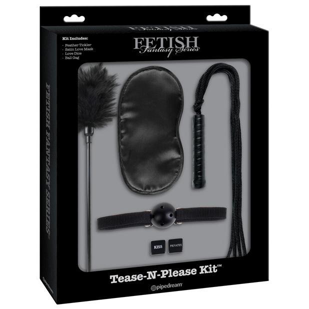 Pipedream - Fetish Fantasy Limited Edition Tease-N-Please BDSM Kit (Black) PD1198 CherryAffairs