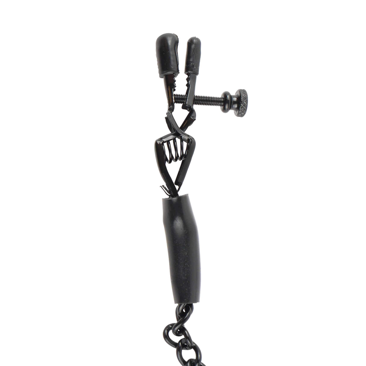 Pipedream - Fetish Fantasy Series Adjustable Nipple Chain Clamps (Black) PD1793 CherryAffairs