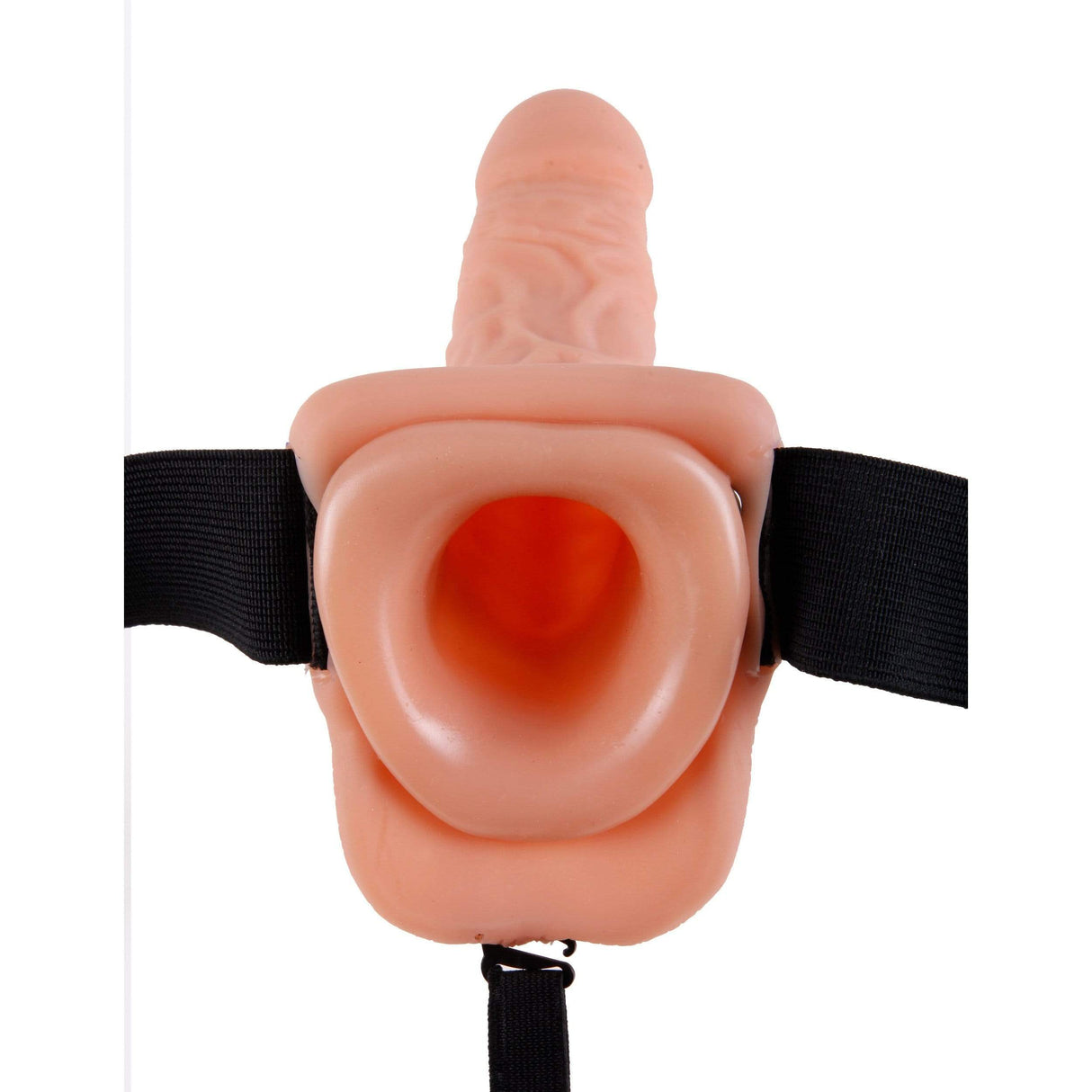Pipedream - Fetish Fantasy Series Hollow Strap On with Balls 7" (Beige) PD1924 CherryAffairs