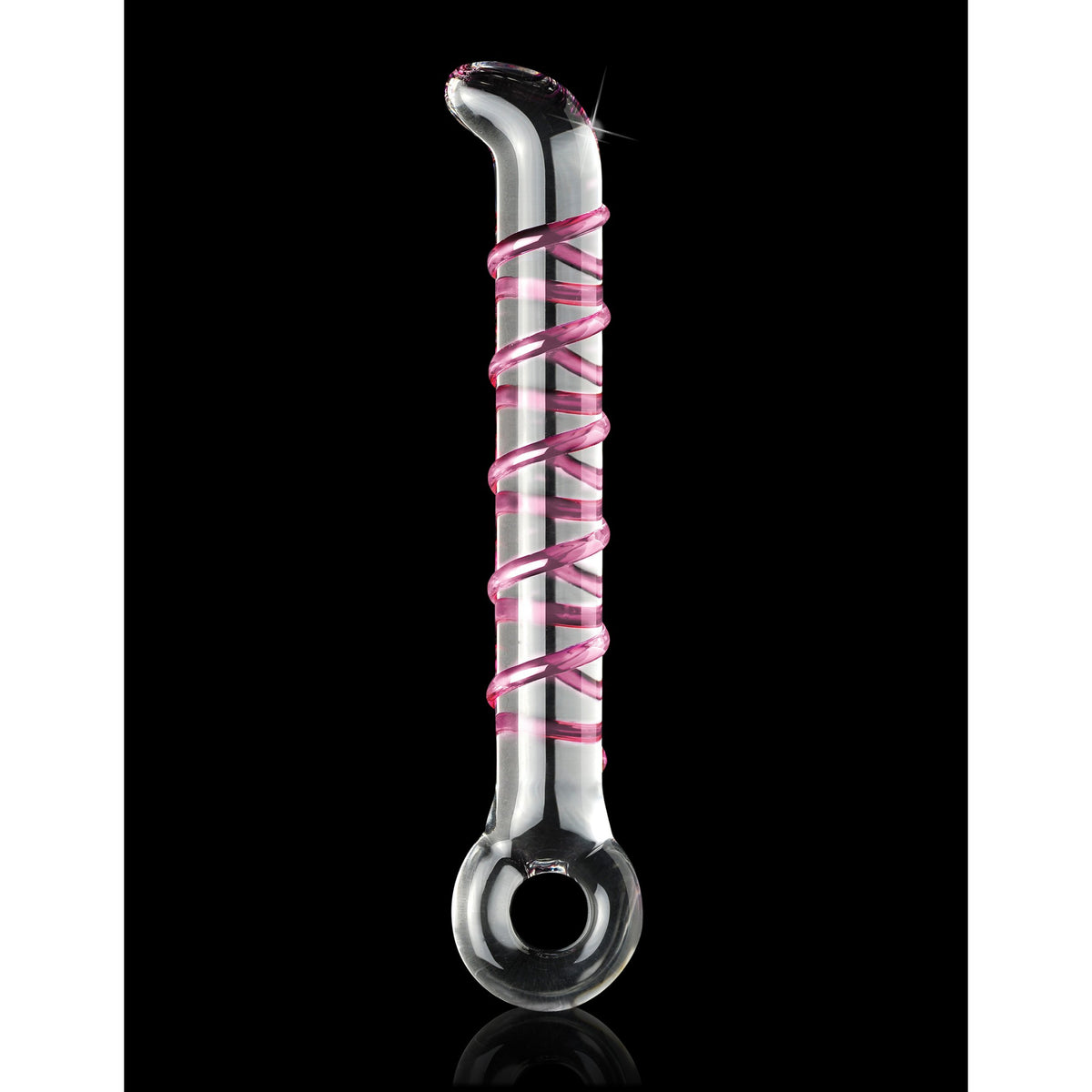 Pipedream - Icicles No. 4 Glass Vibrator 7&quot; (Clear) PD1163 CherryAffairs