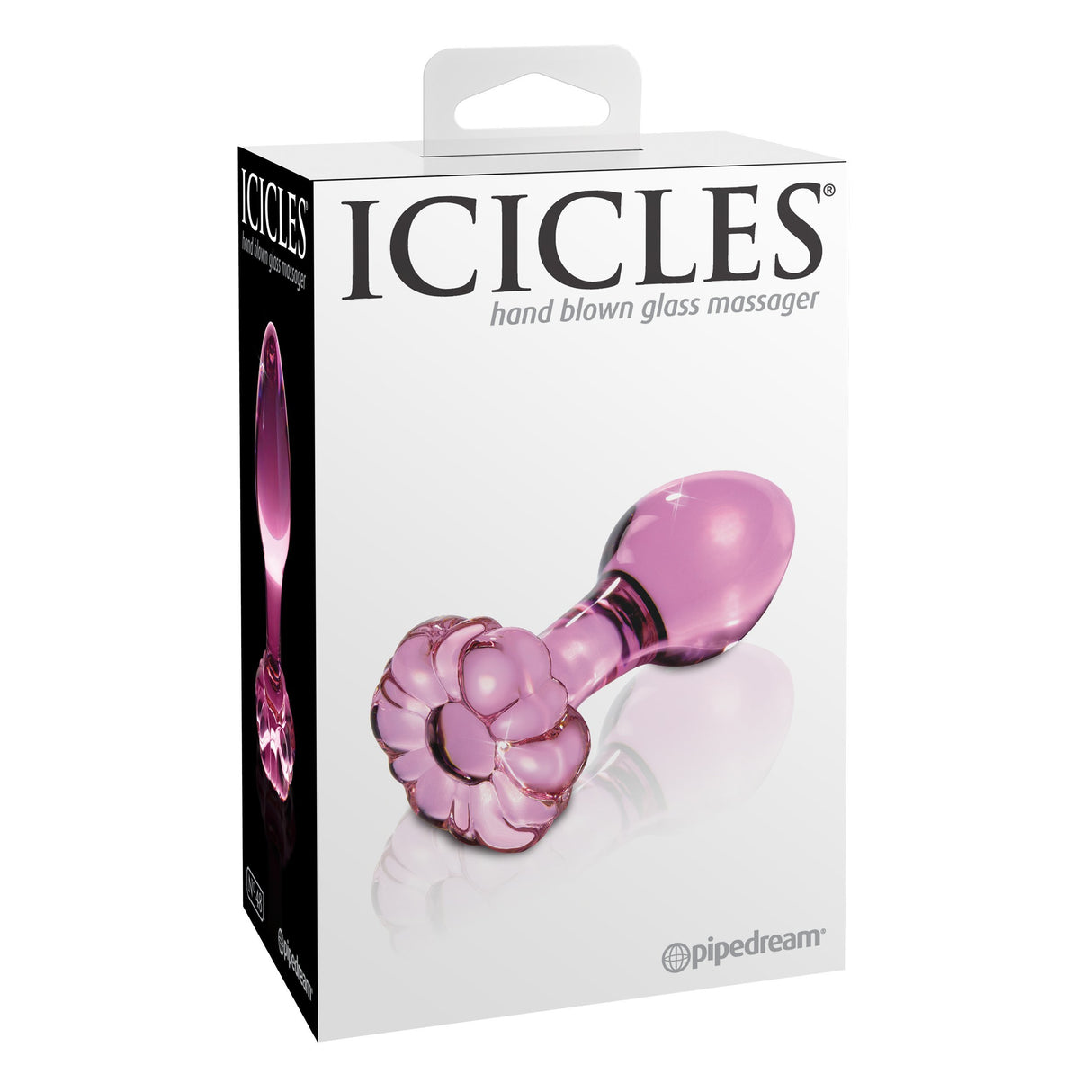 Pipedream - Icicles No. 48 Glass Anal Plug 3" (Pink) PD1165 CherryAffairs