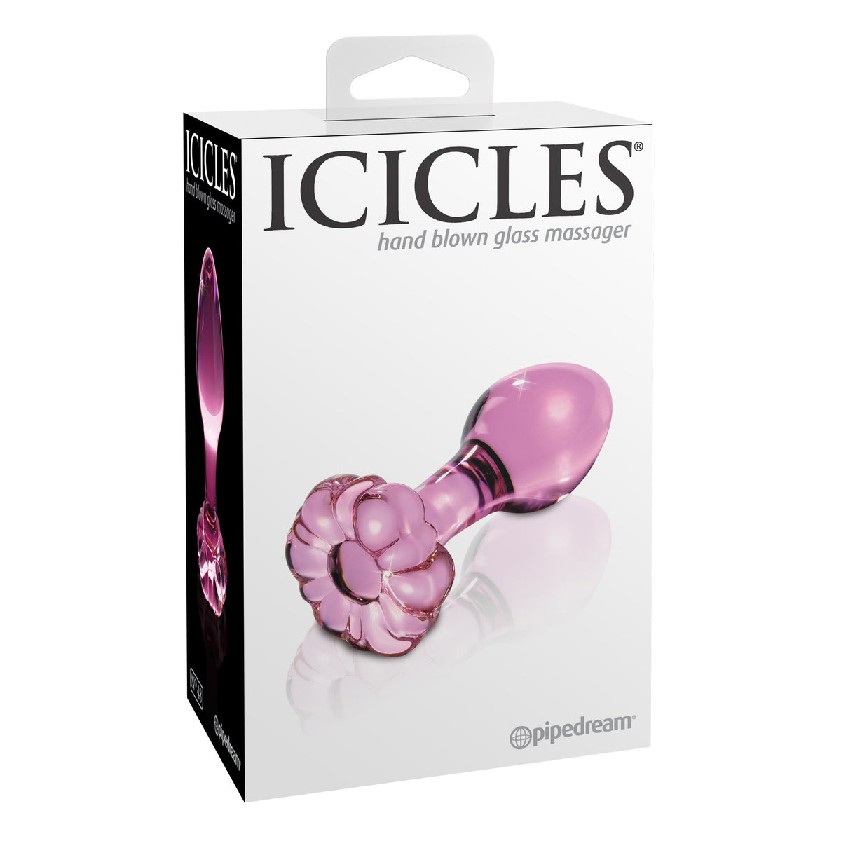 Pipedream - Icicles No. 48 Glass Anal Plug 3&quot; (Pink) PD1165 CherryAffairs