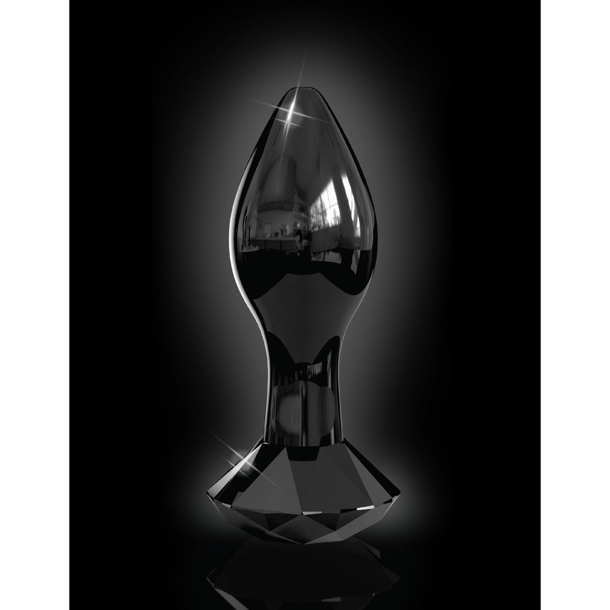 Pipedream - Icicles No 78 Hand Blown Massager (Black) PD1660 CherryAffairs