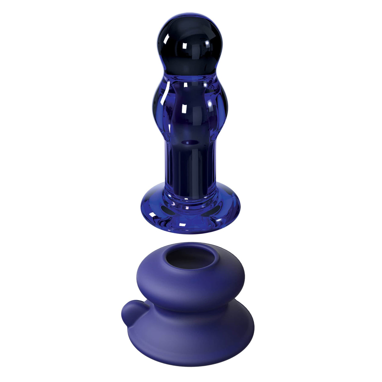 Pipedream - Icicles No. 83 Remote Control Vibrating Glass Massager (Blue) PD2002 CherryAffairs