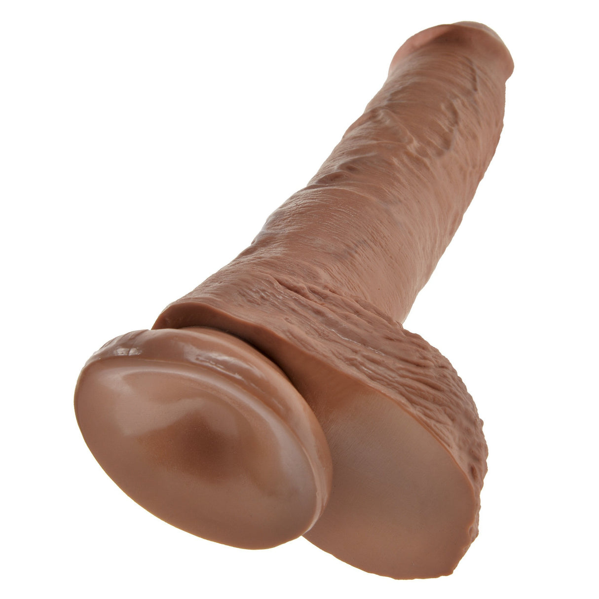 Pipedream - King Cock 10" Cock with Balls (Brown) PD1631 CherryAffairs