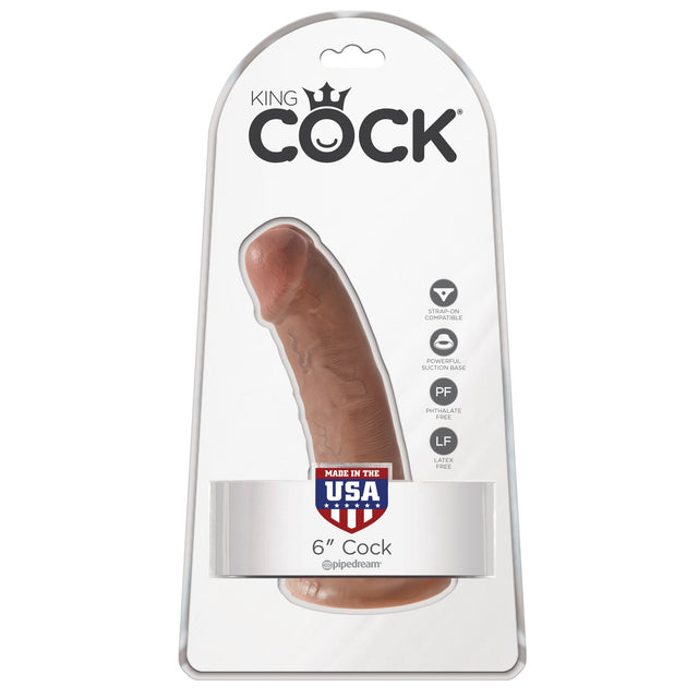 Pipedream - King Cock 6" Cock (Brown) PD1627 CherryAffairs