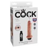 Pipedream - King Cock 6" Squirting Cock (Beige) PD1539 CherryAffairs