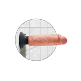 Pipedream - King Cock 6" Vibrating Cock (Beige) PD1533 CherryAffairs