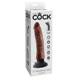 Pipedream - King Cock 7" Vibrating Cock (Brown) PD1536 CherryAffairs