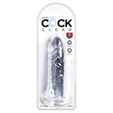 Pipedream - King Cock Clear Cock Dildo 6" (Clear) PD1816 CherryAffairs