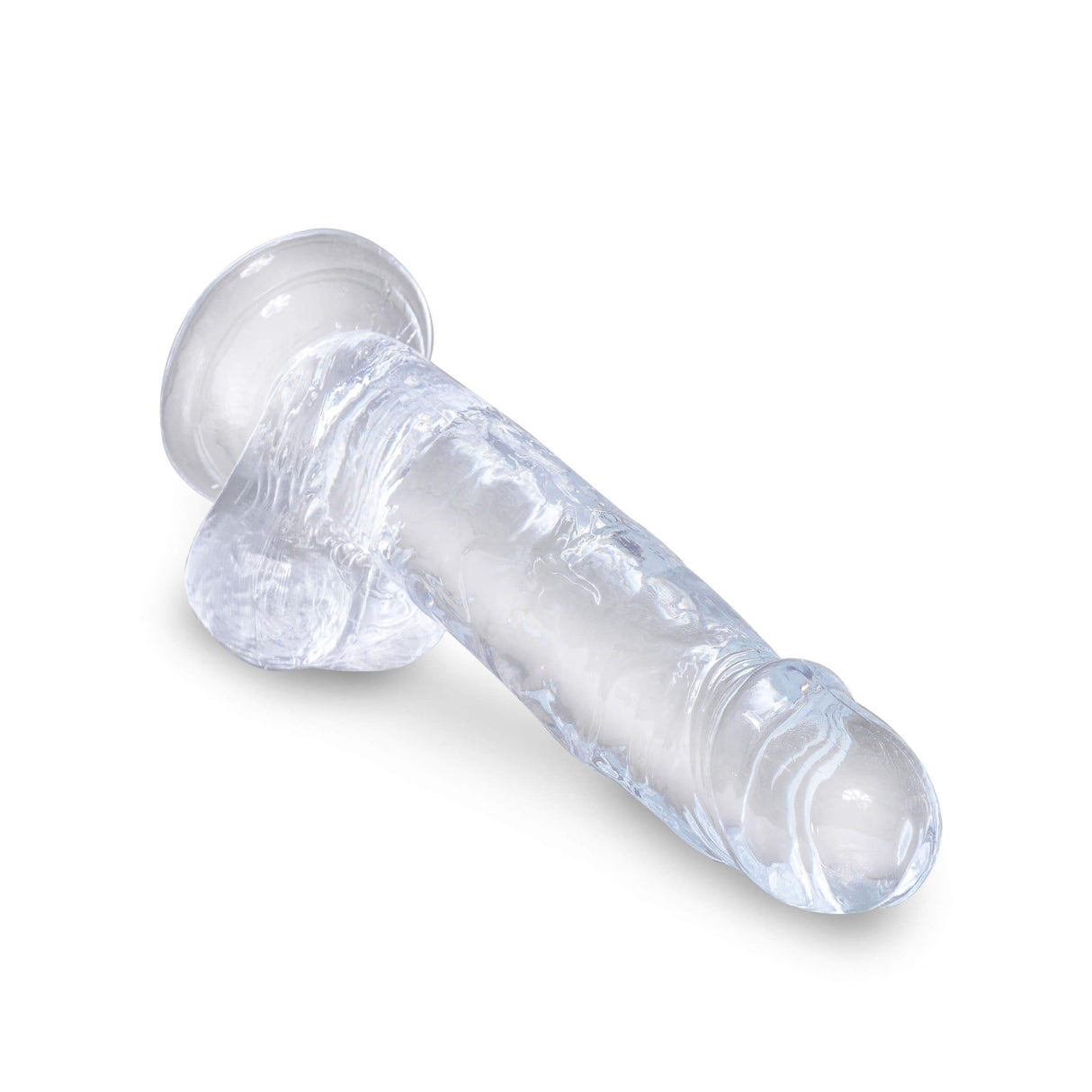 Pipedream - King Cock Clear Cock with Balls  Dildo 7" (Clear) PD1817 CherryAffairs