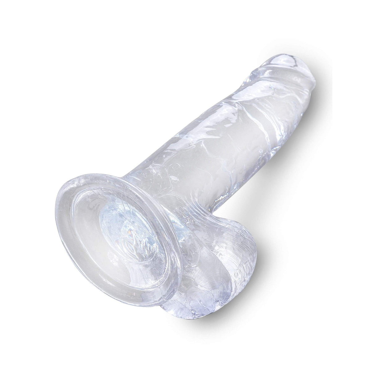 Pipedream - King Cock Clear Cock with Balls  Dildo 7" (Clear) PD1817 CherryAffairs