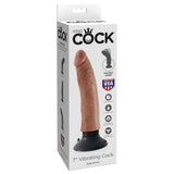 Pipedream - King Cock Vibrating Cock 7" (Brown) PD1691 CherryAffairs