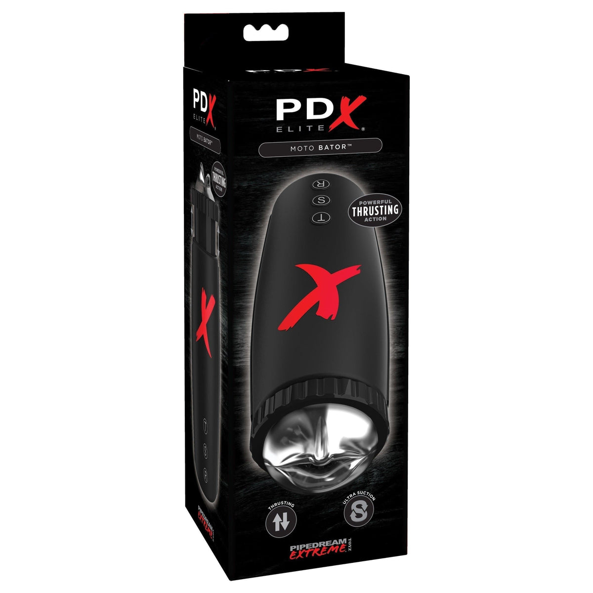 Pipedream - PDX Elite Moto-Bator Mouth Masturbator (Black) PD1576 CherryAffairs
