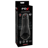 Pipedream - PDX Elite Vibrating Roto-Teazer Masturbator (Black) PD1563 CherryAffairs