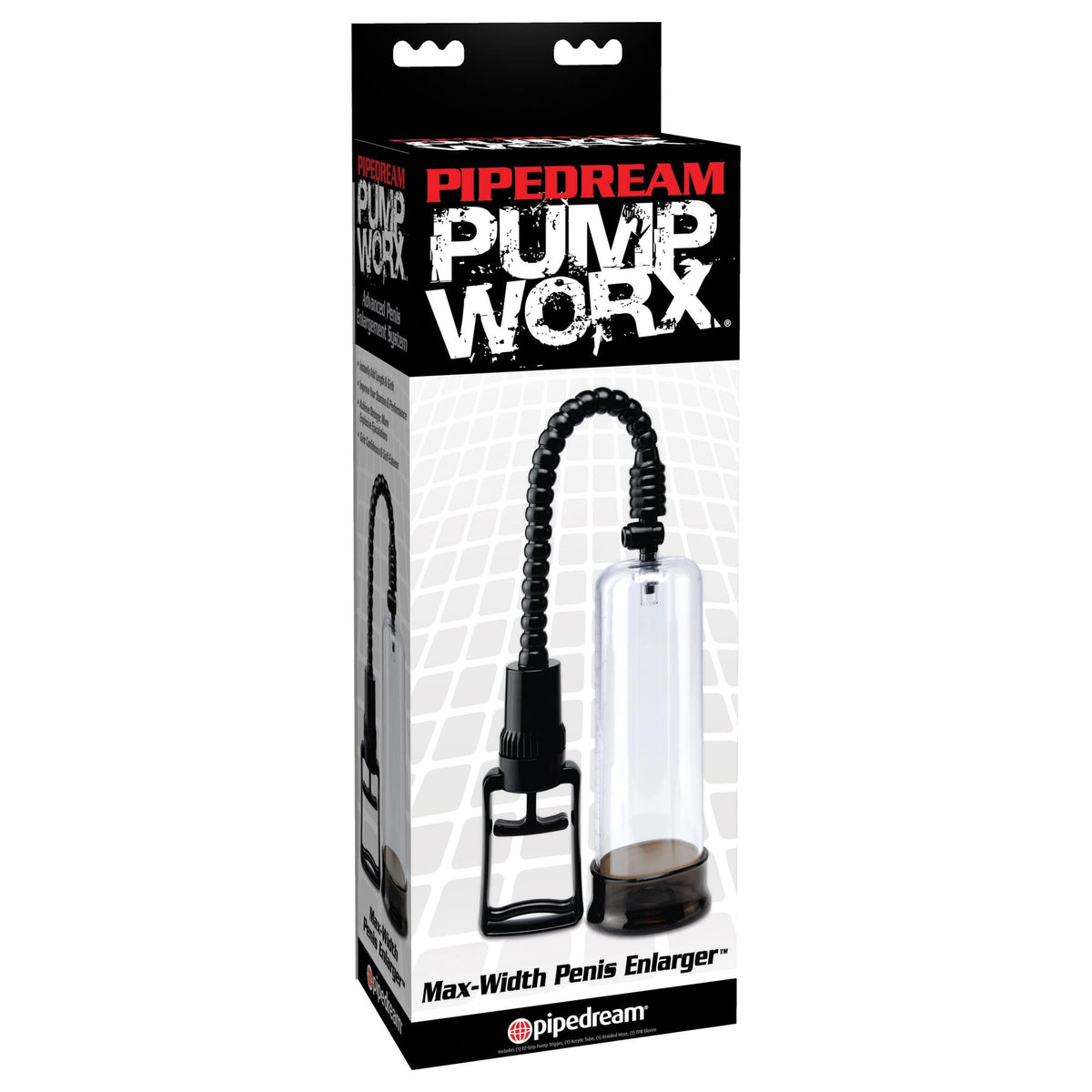 Pipedream - Pump Worx Max-Width Penis Enlarger (Clear) PD1443 CherryAffairs