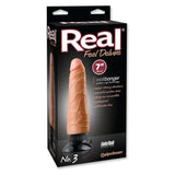 Pipedream - Real Feel Deluxe No. 3 Vibrating Dildo 7" (Flesh) PD1128 CherryAffairs