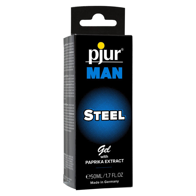 Pjur - Man Steel Gel with Paprika Extract Delayer 50ml PJ1066 CherryAffairs