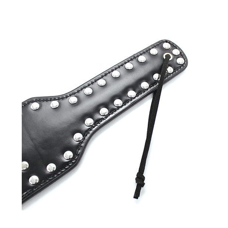 Plesur - Cut Out Heart with Studs Paddle BDSM (Black) OT1204 CherryAffairs