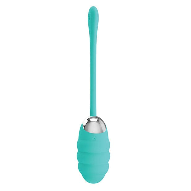 Pretty Love - Franklin Silicone Remote Egg Vibrator (Turquoise)    Wireless Remote Control Egg (Vibration) Rechargeable