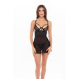 Rene Rofe - New In Town 2Pc Chemise Set S/M (Black)    Chemises