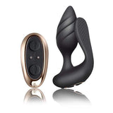 RocksOff - Cocktail Remote Control Dual Motored Couple's Toy (Black) RO1070 CherryAffairs