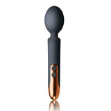 RocksOff - Oriel Rechargeable Wand Massager (Black) RO1057 CherryAffairs