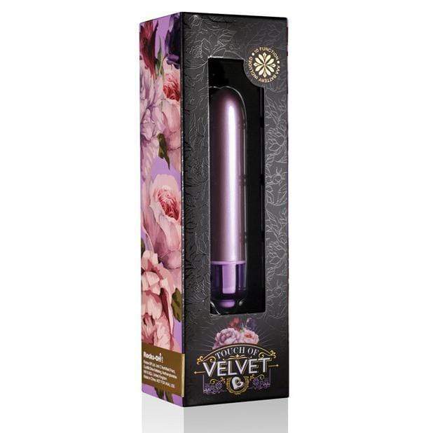 RocksOff - Touch of Velvet Bullet Vibrator (Purple) RO1051 CherryAffairs