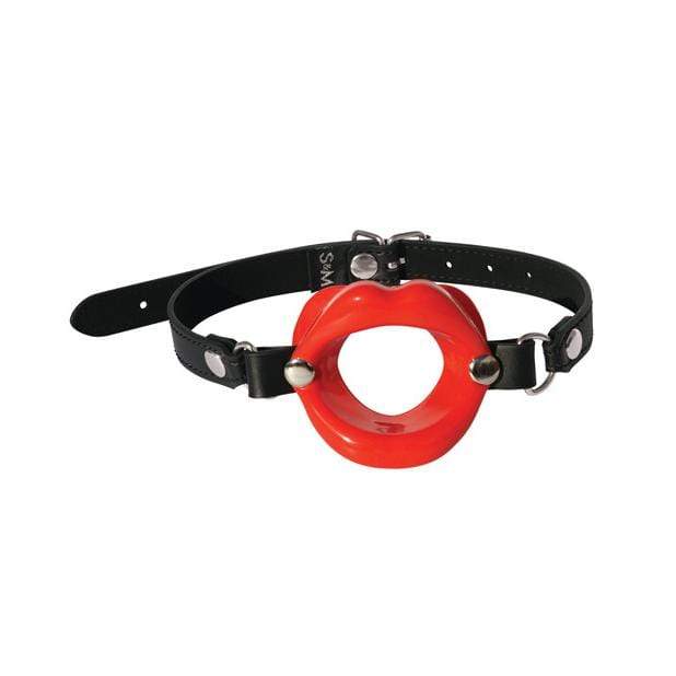S&M - Sex & Mischief Silicone Lips Mouth Gag (Red) SM1043 CherryAffairs