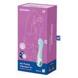 Satisfyer - Air Pump App-Controlled G Spot Vibrator 5 (Blue)    G Spot Dildo (Vibration) Rechargeable