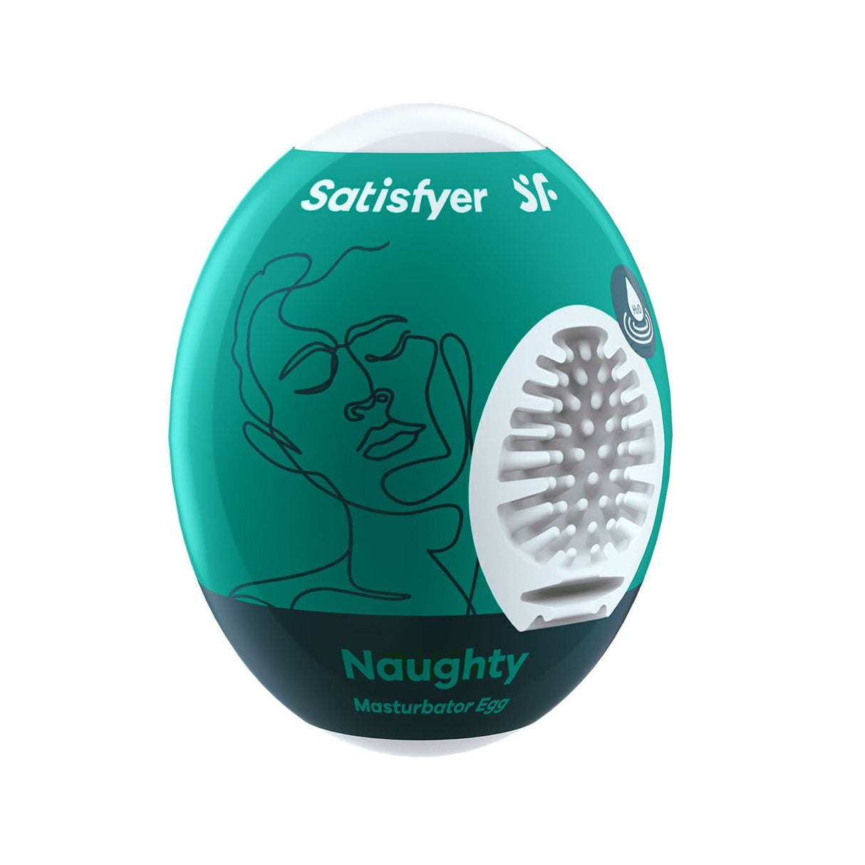 Satisfyer - Crunchy Masturbator Egg (Green)    Masturbator Egg (Non Vibration)