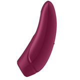 Satisfyer - Curvy 1+ App-Controlled Clitoral Air Stimulator Vibrator (Rose Red) STF1126 CherryAffairs