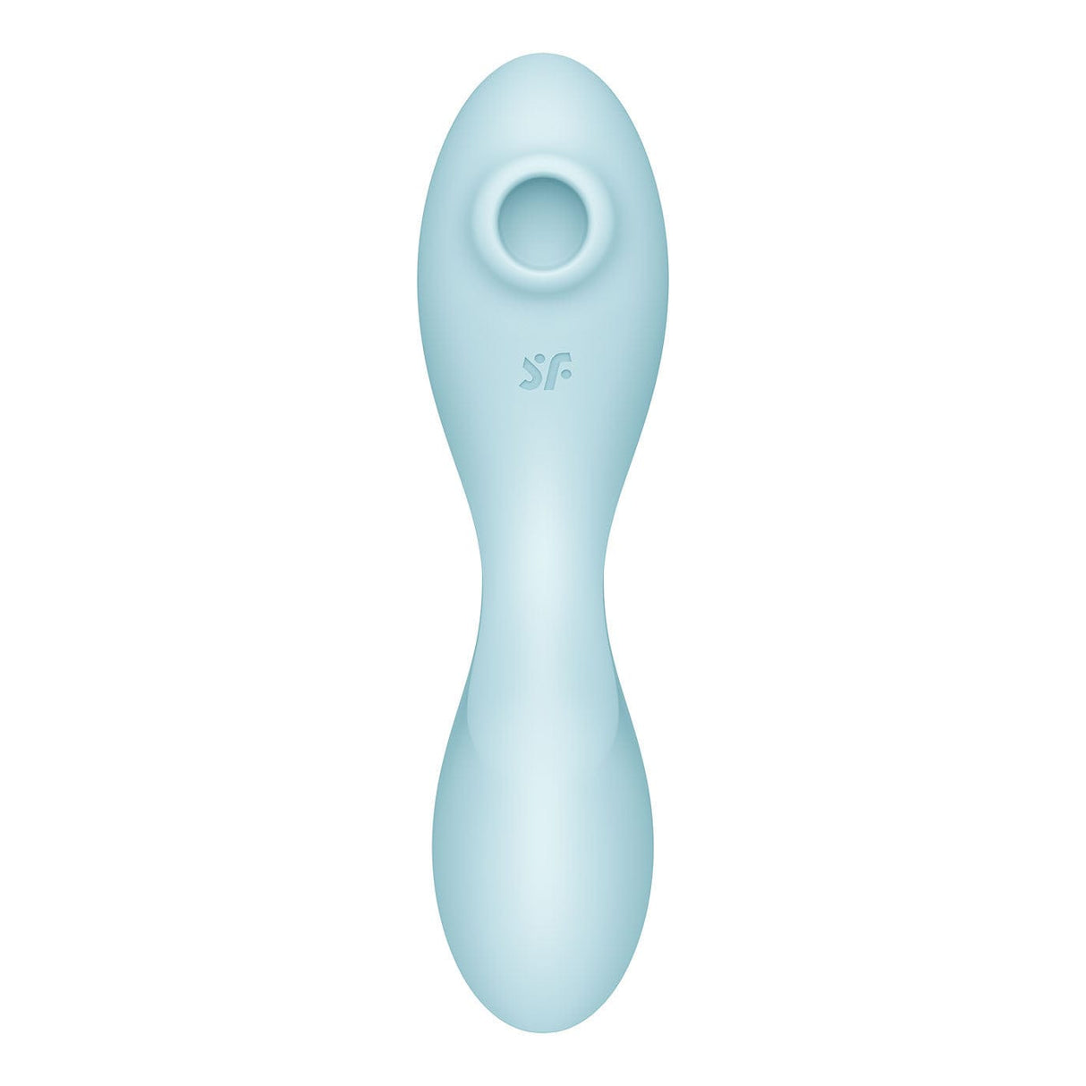 Satisfyer - Curvy App-Controlled Trinity 5 Clitoral Air Stimulator Vibrator (Light Blue)    Clit Massager (Vibration) Rechargeable