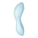 Satisfyer - Curvy App-Controlled Trinity 5 Clitoral Air Stimulator Vibrator (Light Blue)    Clit Massager (Vibration) Rechargeable